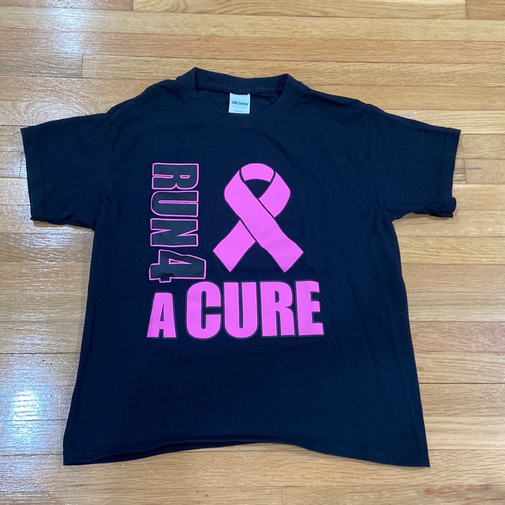 Run 4 A Cure Breast Cancer Awareness T-Shirt